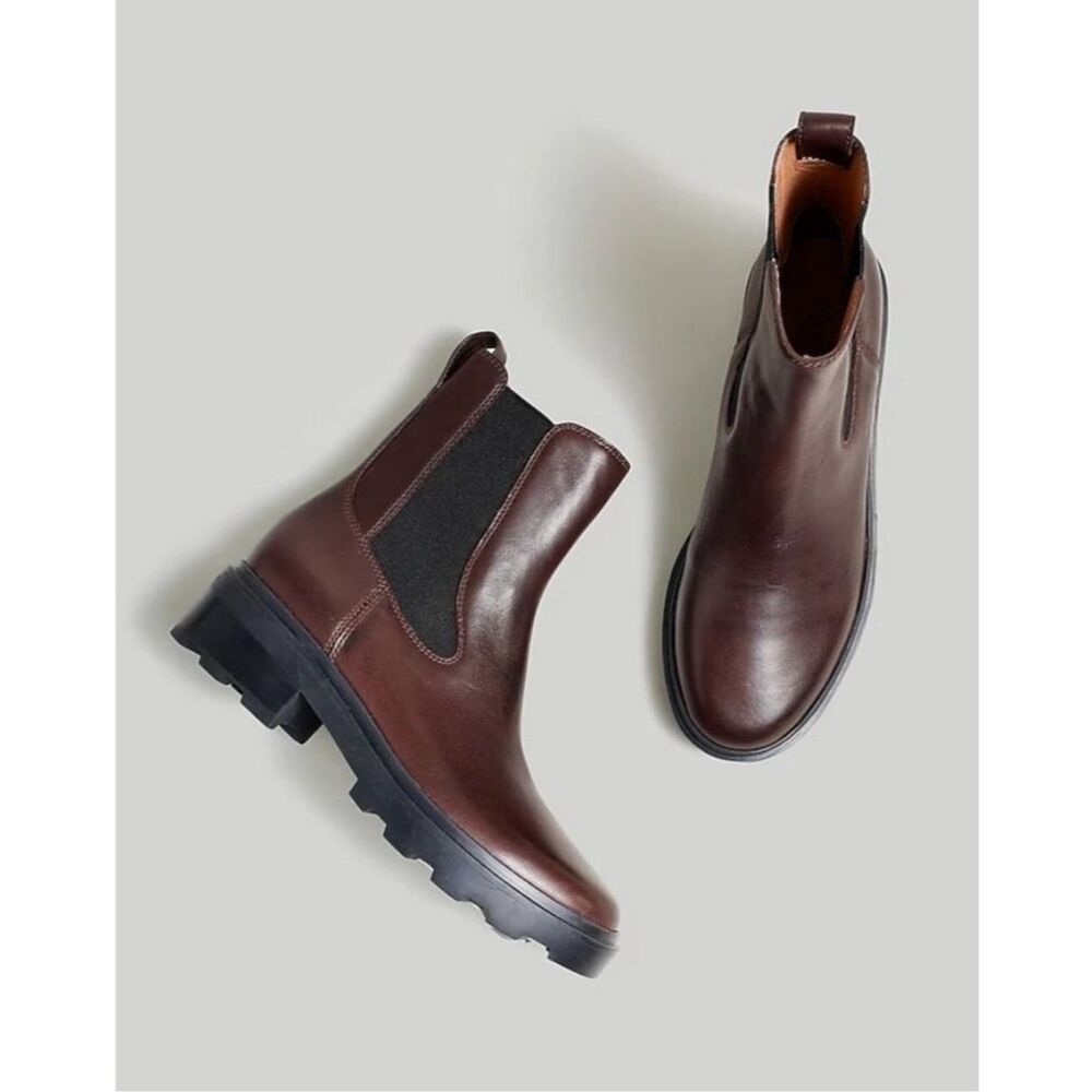 Madewell The Wyckoff Chelsea Lugsole Boot Size 8